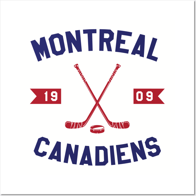 montreal hockey Wall Art by GS